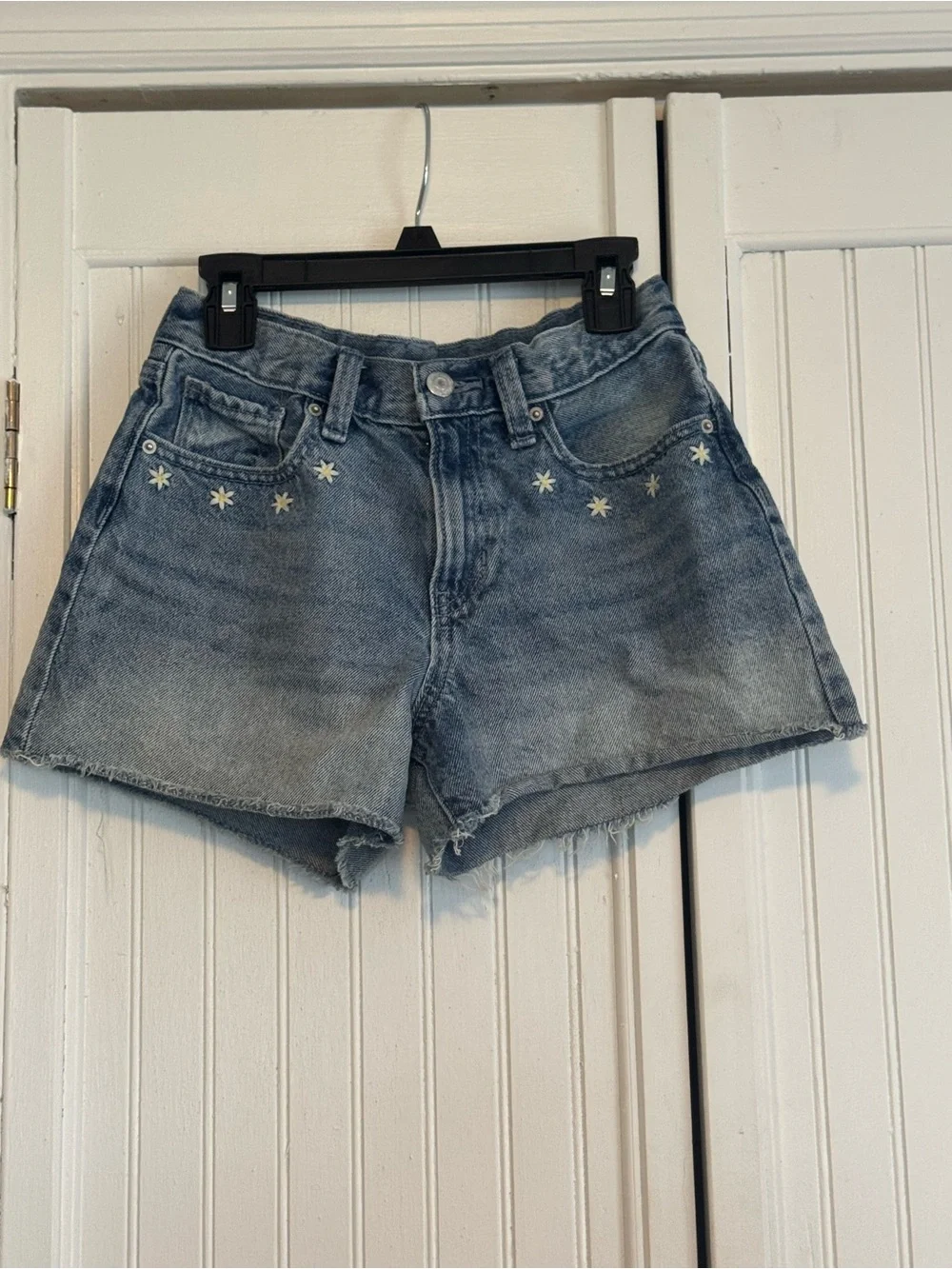 Old Navy Blue Denim Shorts with Star Accents
